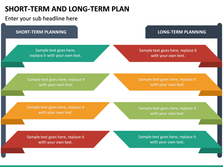 Short Term and Long Term Plan PowerPoint Template | SketchBubble