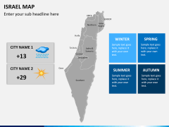 Israel Map PPT slide 19
