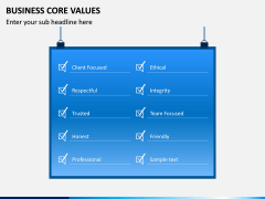 Business Core Values PPT Slide 2