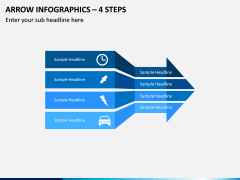 Arrow Infographics – 4 Steps PPT Slide 1