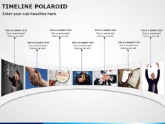Timeline Polaroid PPT Slide 3
