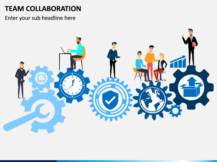 Team Collaboration Powerpoint Template Sketchbubble