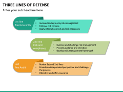 Three Lines of Defense PowerPoint Template | SketchBubble