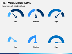 High Medium Low Icons PPT Slide 8