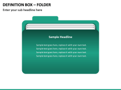 Definition Box – Folder PPT slide 2