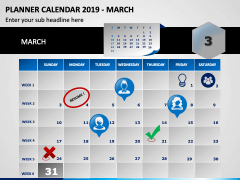 Planner Calendar 2019 PPT Slide 3