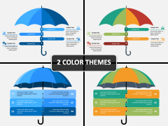 Umbrella Infographics PPT Cover Slide