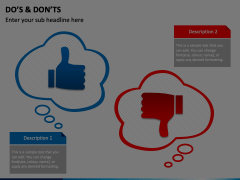 Do's and Don’ts Animated Presentation - SketchBubble