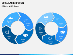 Circular Chevron PPT Slide 4