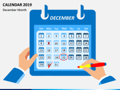 Calendar 2019 - Type 1 PPT Slide 12