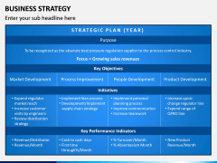 Business strategy PPT slide 8
