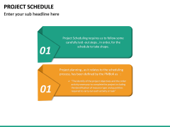 Project Schedule PowerPoint Template | SketchBubble