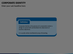 Corporate Identity Animated Presentation - SketchBubble