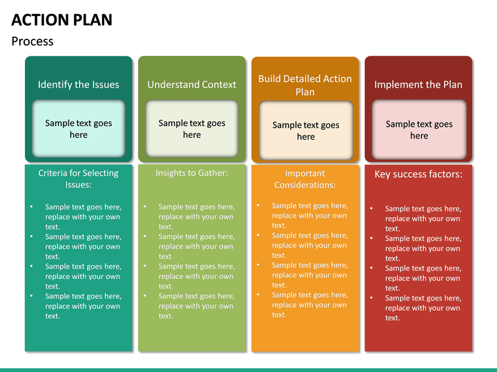 Action Plan PowerPoint Template SketchBubble