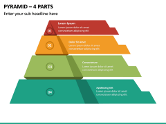 Pyramid – 4 Parts PPT Slide 2
