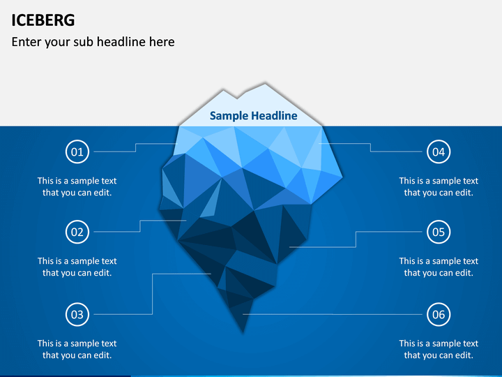 Iceberg PPT slide 1