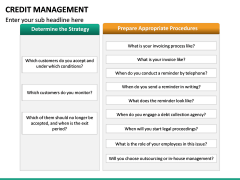 Credit Management Powerpoint Template 