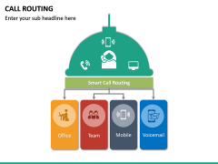 Call Routing PowerPoint Template | SketchBubble