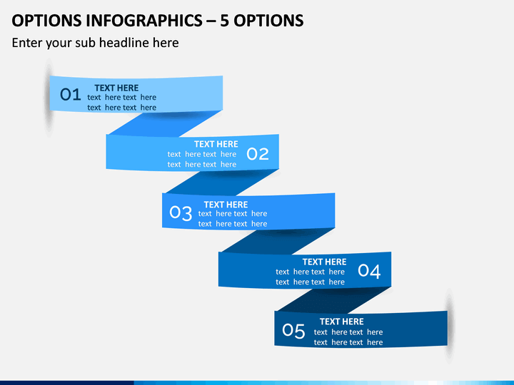 Options Infographics – 5 Options PPT Slide 1