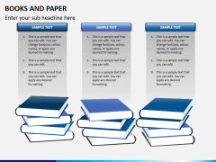 Books and paper PPT slide 4