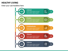 Healthy Living PowerPoint Template | SketchBubble