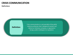 Crisis Communication PowerPoint Template | SketchBubble