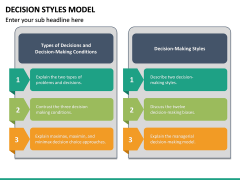 Decision Style Model PowerPoint Template | SketchBubble