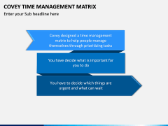 Covey Time Management Matrix PPT Slide 5
