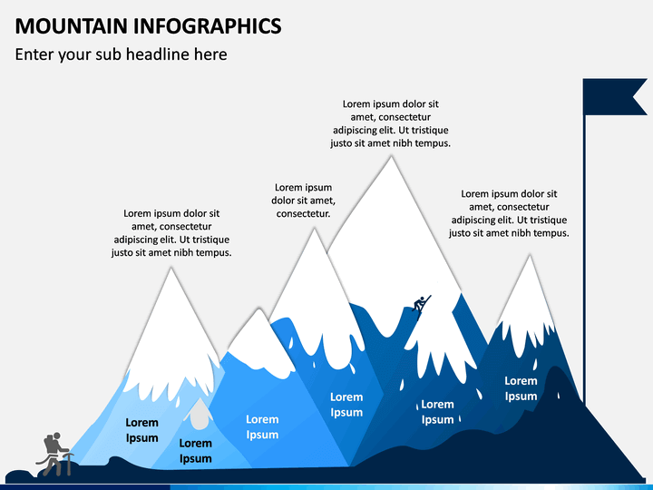 Mountain Infographics PowerPoint Template SketchBubble