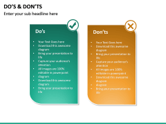 Do's and Don'ts PowerPoint Template | SketchBubble