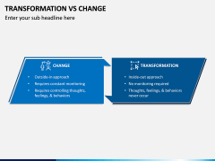 Transformation Vs Change PPT Slide 9