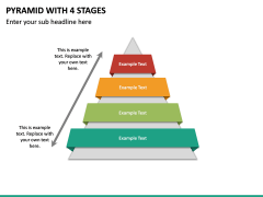 Pyramid With 4 Stages PPT Slide 2