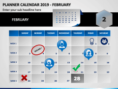 Planner Calendar 2019 PPT Slide 2