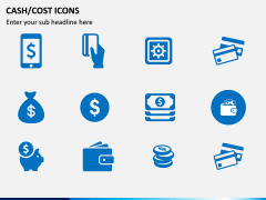 Cash Cost Icons PPT Slide 10