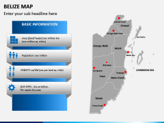 Belize Map PPT Slide 11