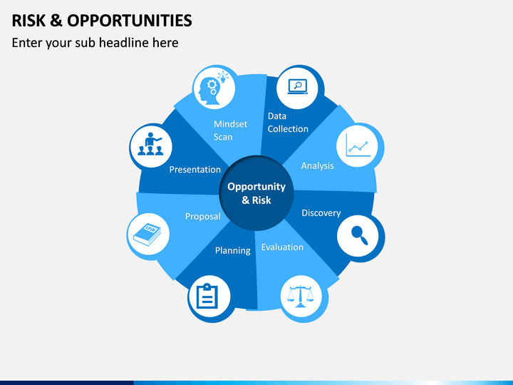 Risk and Opportunities PowerPoint Template SketchBubble