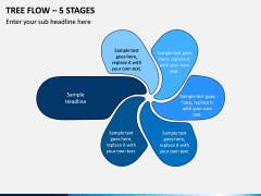 Tree Flow – 5 Stages PPT slide 1