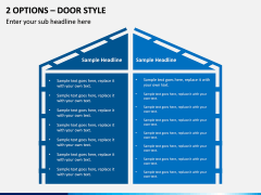 2 Options – Door Style PPT slide 1