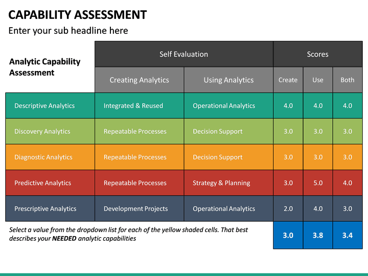Capability Assessment Template