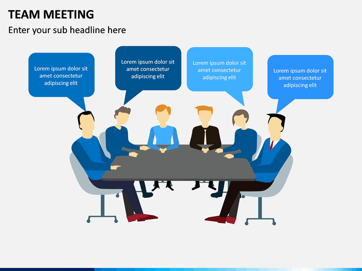 Team Meeting PowerPoint Template