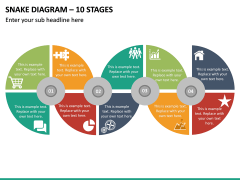 Snake Diagram – 10 Stages PPT Slide 2