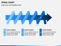 Spiral chart PPT slide 11