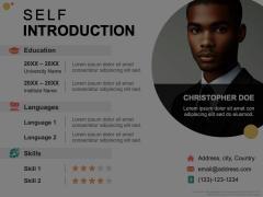 About Me / Self Intro Animated Presentation - SketchBubble
