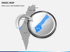 Israel Map PPT slide 13
