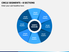 Circle Segments – 8 Sections PPT Slide 1