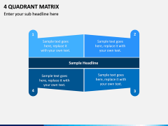 4 Quadrant Matrix PPT slide 1
