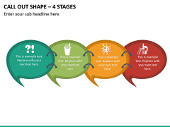 Call Out Shape – 4 Stages PPT Slide 2