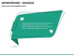 Definition Box – Dialogue PPT slide 2