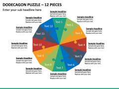 Dodecagon Puzzle – 12 Pieces PPT Slide 2