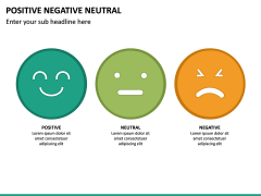 Positive Negative Neutral PowerPoint Template | SketchBubble